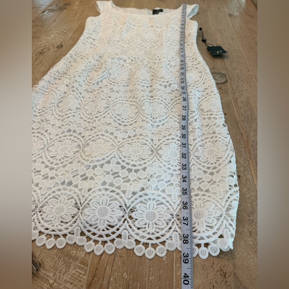 Adrianna Papell white lace lined special occasion dress sz 8 NWT - Picture 9 of 9